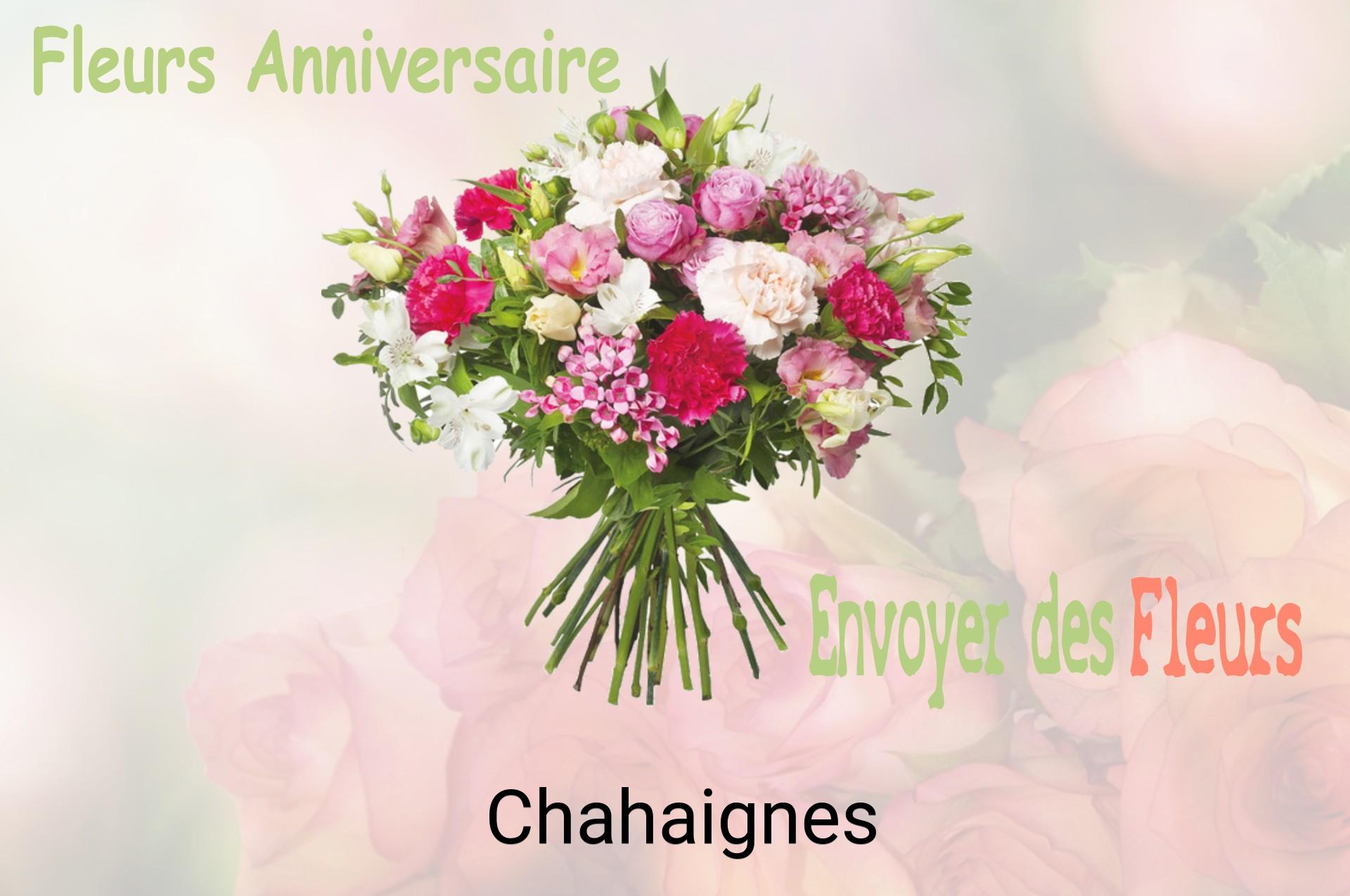 Bouquet de fleurs d’anniversaire livré à Chahaignes